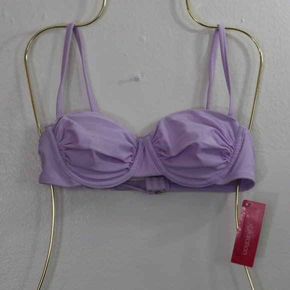 Xhilaration Light Purple Bikini Top - Removable Padding, Adjustable Straps, NWT, - Picture 2 of 9